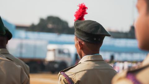 Police Parade during Republic Day